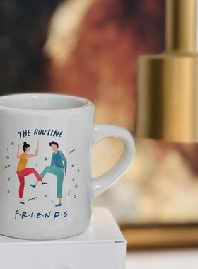 老友记周边the routine马克杯创意个性咖啡杯喝水杯送礼朋友礼物