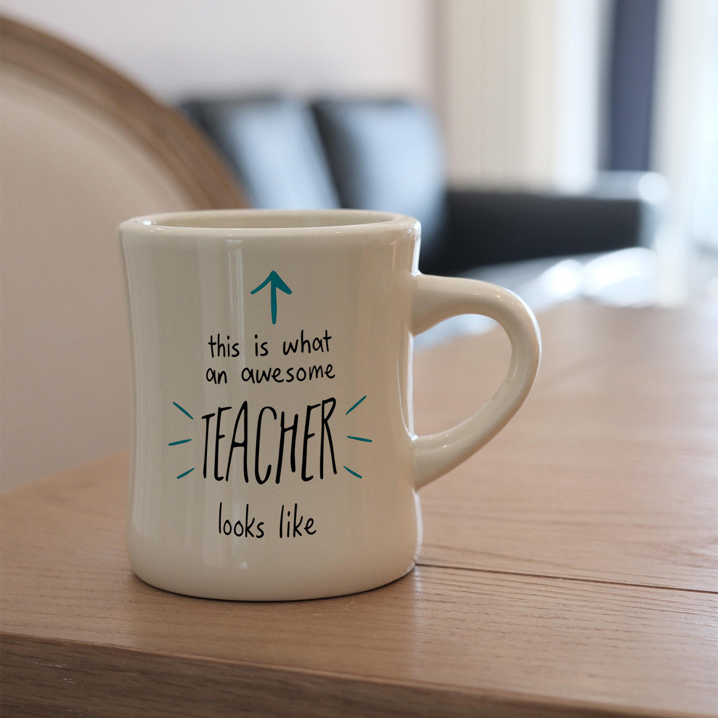 Awesome Teacher mug老师教师节马克杯水杯子开学毕业送人礼物