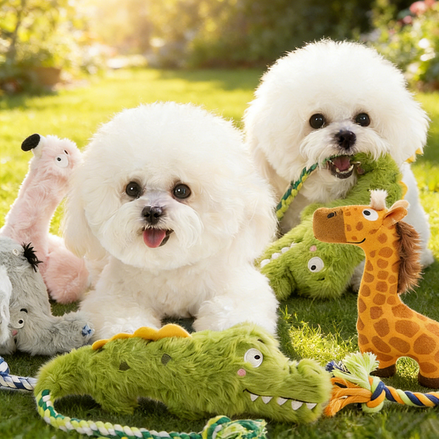 狗狗发声毛绒磨牙玩具耐咬解闷器