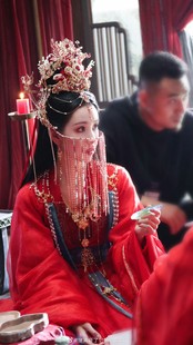 【定制】长月烬明  叶冰裳大婚大全套发冠（包含项链）