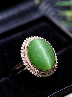 原创设计翡翠金镶玉送老婆礼品