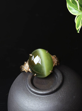 原创设计翡翠金镶玉手饰送妈妈