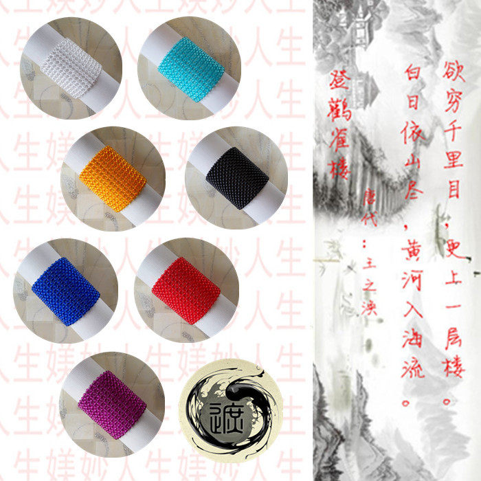 仿水晶圆珠手工编织弹力手链定制