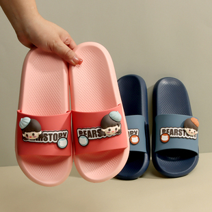 新款钟意美佳卡通立体男孩女孩凉拖鞋夏季居家厚底踩屎感防滑防臭