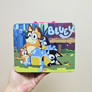 出口大不列颠 布鲁伊原装铁盒儿童益智拼图  共24片 便携好收纳