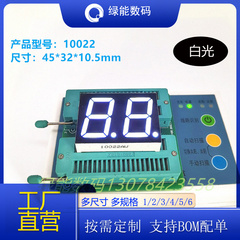 数码管1寸2位白色显示屏高亮10022共阴/共阳厂家直销 量大从优