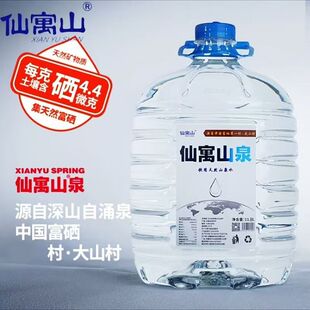 仙寓山泉11.8升小分子安徽石台硒水天然含硒仙寓山泉水家庭桶装