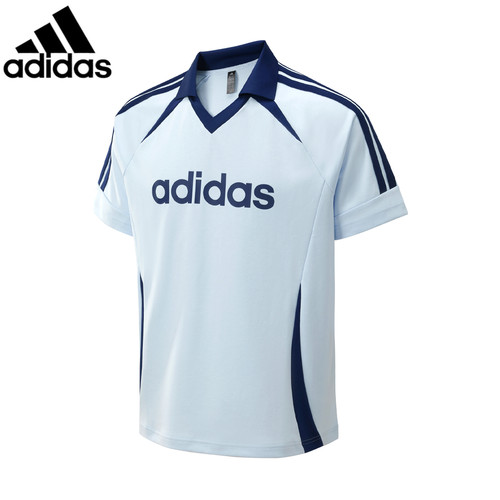 Adidas阿迪达斯男短袖翻领运动T恤收腰宽松舒适球衣运动风KY2146