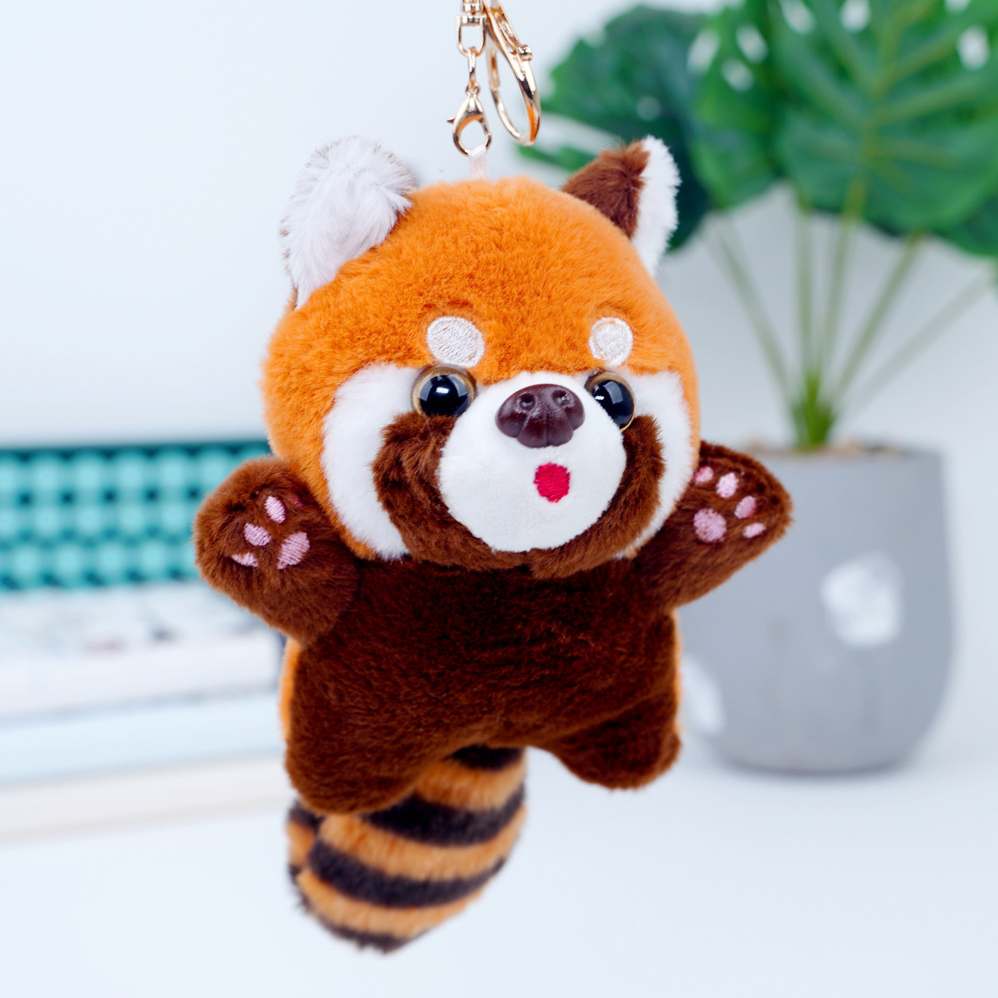 奇货居可爱小熊猫毛绒玩具公仔背包小挂件玩偶成都旅游纪念品礼物