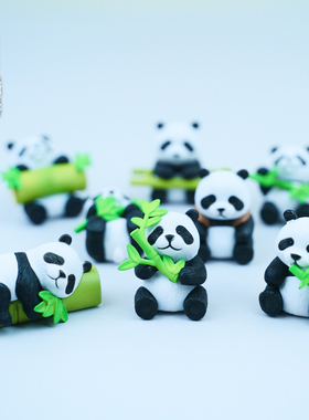 装饰摆件可爱熊猫旅游纪念品摆件