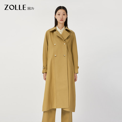 因为秋季新品气质风衣