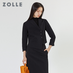 短款 设计感不规则立体剪裁通勤西装 外套26春夏新品 ZOLLE因为