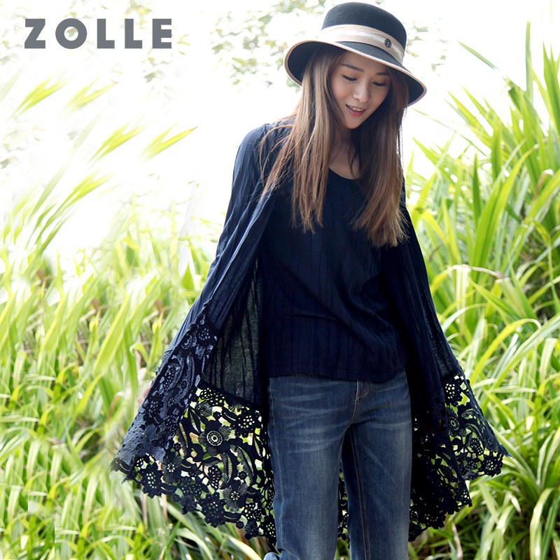 ZOLLE因为秋装2019年新款外套女 百搭棉麻亚麻外搭开衫女中长款