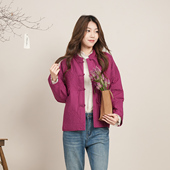 ZOLLE新中式 国风刺绣盘扣舒适保暖轻量棉服外套26春新品