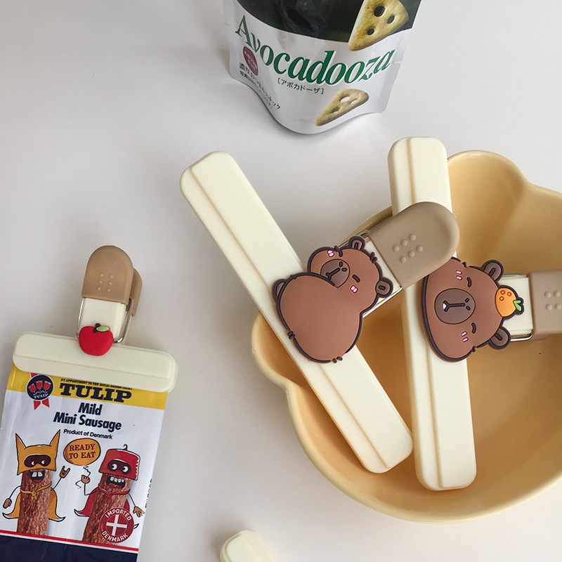 可爱卡皮巴拉零食封口夹