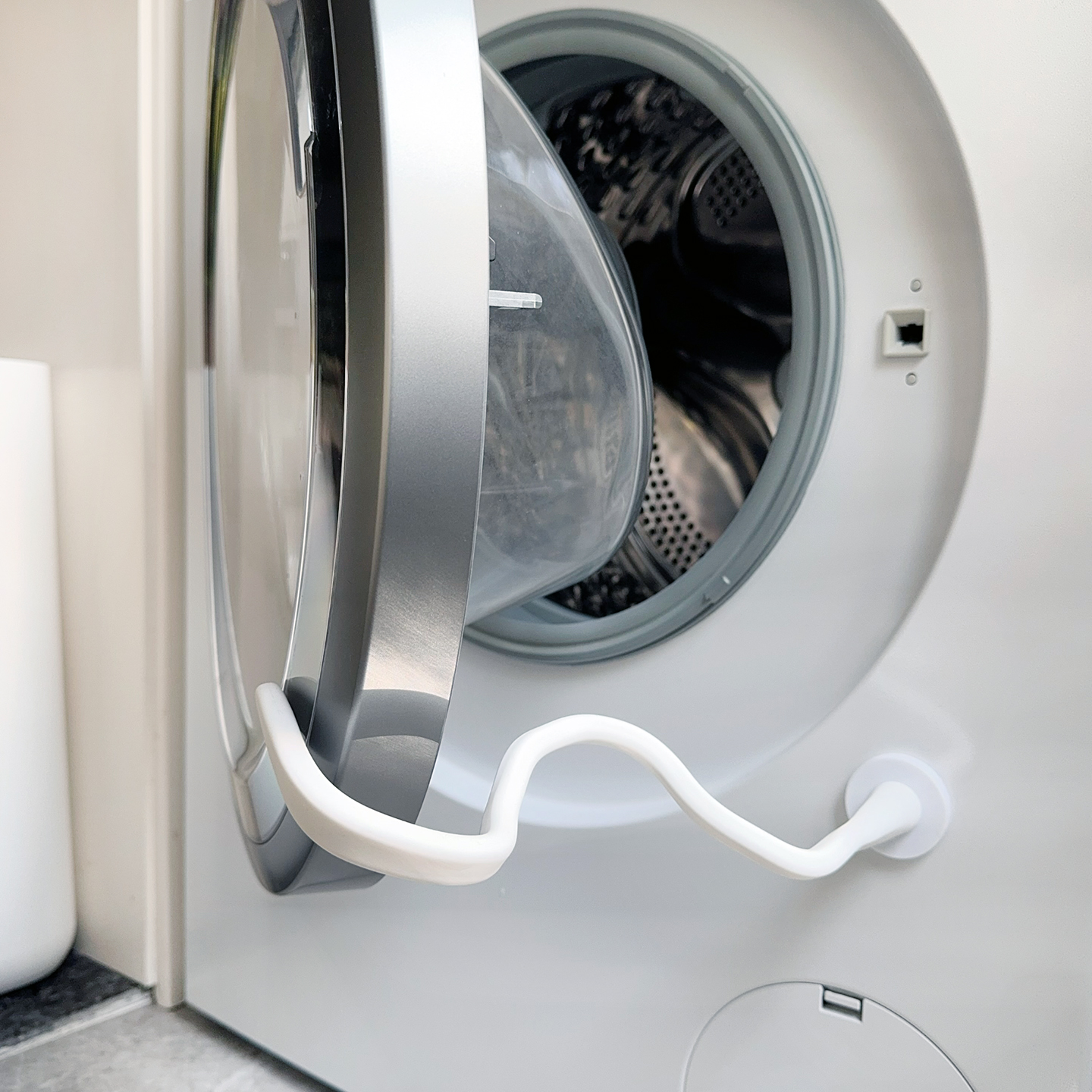 滚筒洗衣机门通风防潮卡扣防撞门挡限位器磁吸防下坠固定干燥支架