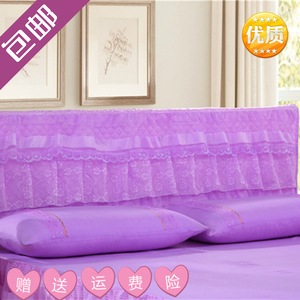 夏季蕾丝床头罩床头套1.5m1.8m床夹棉加厚保护套皮床布艺软包防尘