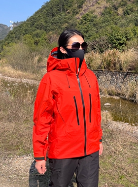 台州鸟家SV8硬壳冲锋衣户外防风防水徒步登山滑雪服外套男女同款