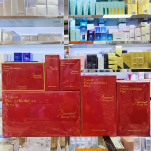 MFK库尔吉安/梵诗柯香晶红540香精淡香精木质琥珀调香水礼盒