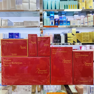 MFK库尔吉安/梵诗柯香晶红540香精淡香精木质琥珀调香水礼盒