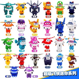 奥迪双钻超级飞侠全新机库小变形乐迪小爱小翼雪儿米克滑行机器人