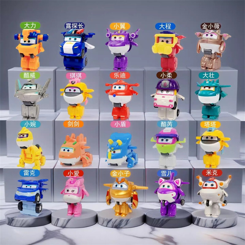 超级飞侠迷你机库变形玩具酷威金小薇小翼奥迪双钻正版乐迪露探长