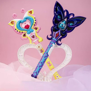 新款巴啦啦小魔仙发光经典炫动暗黑魔法棒严莉莉女孩公主玩具礼物