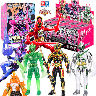 奥迪双钻铠甲勇士铠装可动人偶模型盲盒第四弹星曜诀醒黑炎悟空新