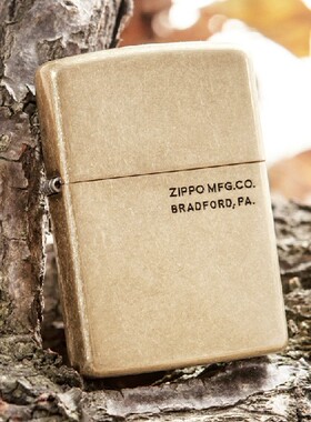 ZIPPO原装正品打火机 黄铜侧面骷髅 危险标志 专柜正版限量版珍藏