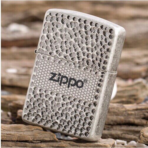 ZIPPO原装正品打火机防风 韩版 古银深雕盔甲魔眼B 专柜正版限量