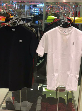 潮牌Aape男士短袖t恤2026春夏打底白色基础款百搭圆领纯色0899