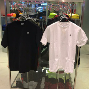 百搭圆领纯色0899 t恤2026春夏打底白色基础款 潮牌Aape男士 短袖