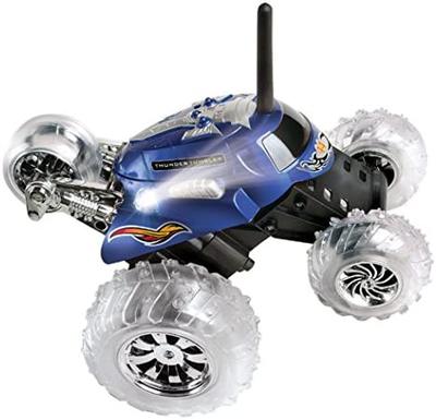 BLUE HAT TOY COMPANY THUNDER TUMBLER RC SPINNING CAR - 16458