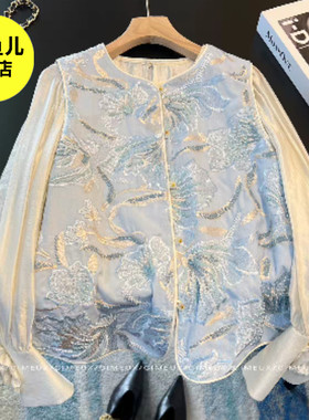 高端版开春复古新中式上衣女款高级感重工刺绣气质百搭马甲春秋款