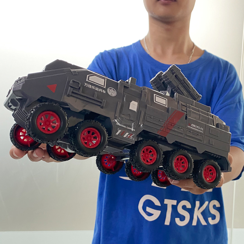 运兵装甲车玩具男孩惯性玩具车