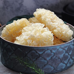 无硫熏银耳干货雪耳散装新鲜白木耳干软糯可搭配莲子羹500g