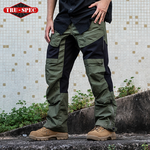 TUR SPEC铁牌拼接长裤24-7男士户外登山耐磨裤子迅速弹力工装裤