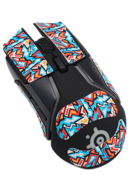 适用 赛睿 RIVAL600 650 鼠标侧贴防汗贴 覆盖型 侧边按键防滑贴