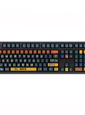 贴纸 适用IKBC W210 W200 S200 F87键盘贴纸按键游戏台式保护贴膜