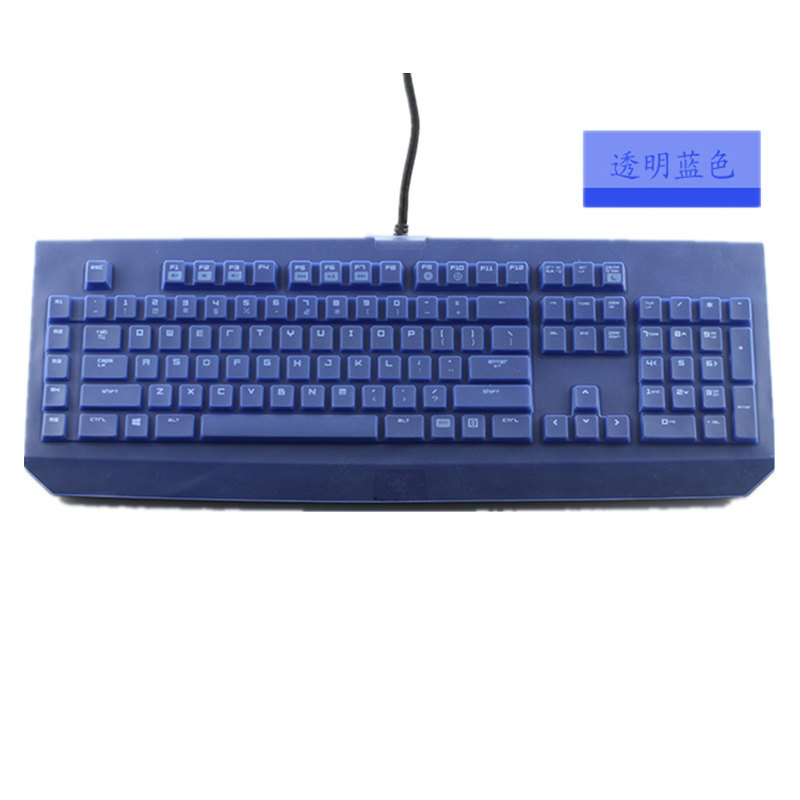 雷蛇黑寡妇蜘蛛RGB幻彩竞技CLG战队潜行版机械键盘保护膜贴罩