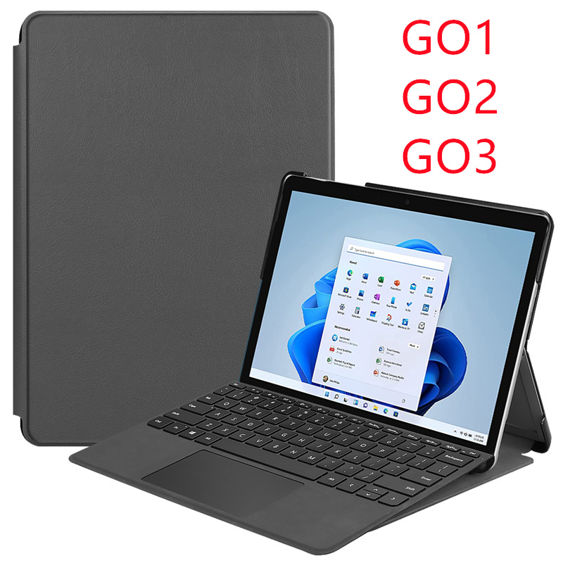 适用微软surface go3平板皮套10.5英寸GO1/2保护外壳 可以放键盘