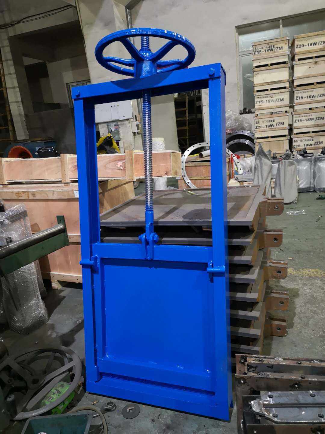 手动渠道闸门闸阀qzm-1按尺寸定做沟渠道污水排放水闸100-1000