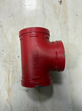 沟槽卡箍异径三通114 165 108 133 325 168 159 变径三通325*273