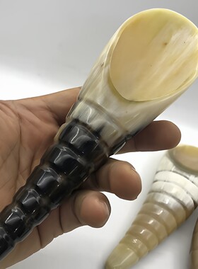 16-22厘米半精品螺纹牛角刮痧筒