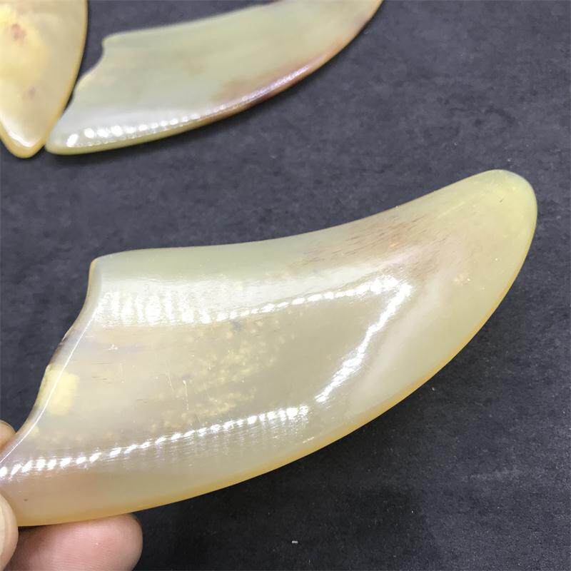 10-15厘米半精品绵羊角三角片刮痧板天然黄羊片刮痧片正品包邮