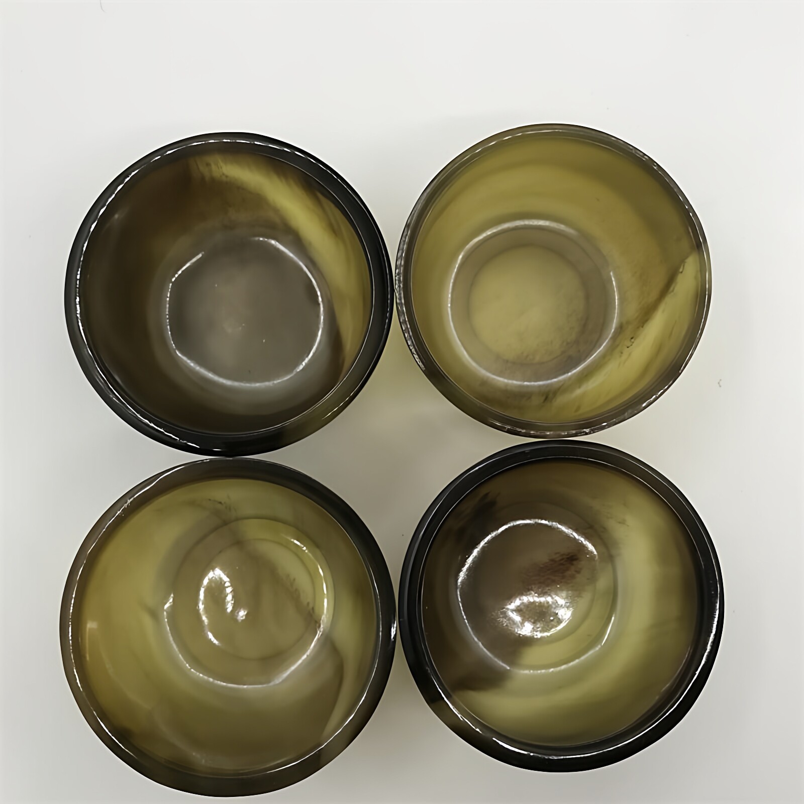黄牛角口径5.2厘米高3厘米小杯家居家用餐具茶杯酒杯