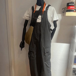 Ben Steven夏季新款潮男设计师小众工装多口袋宽松阔版背带裤长裤