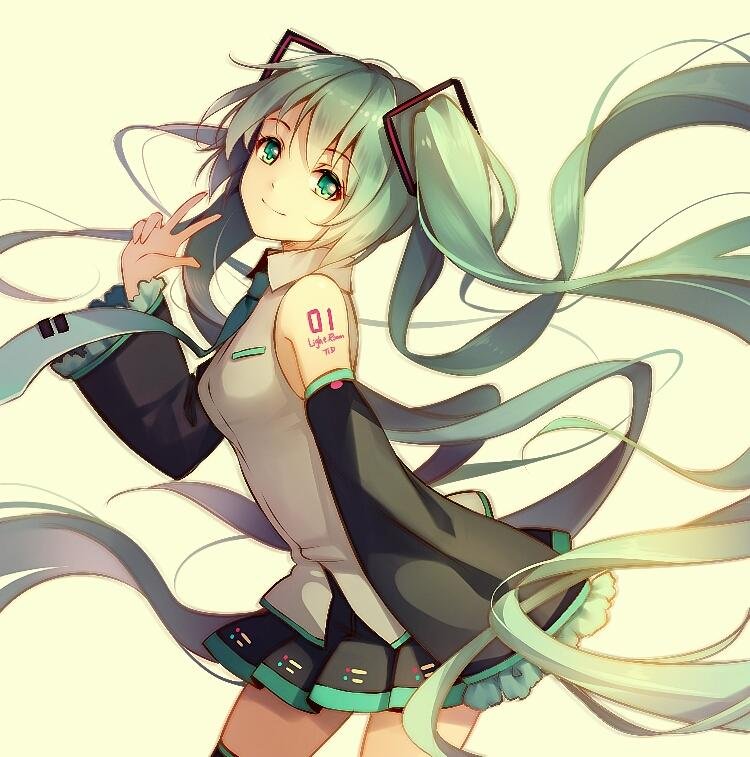 072-二次元美少女公主殿下初音未来专辑精选插画壁纸合集
