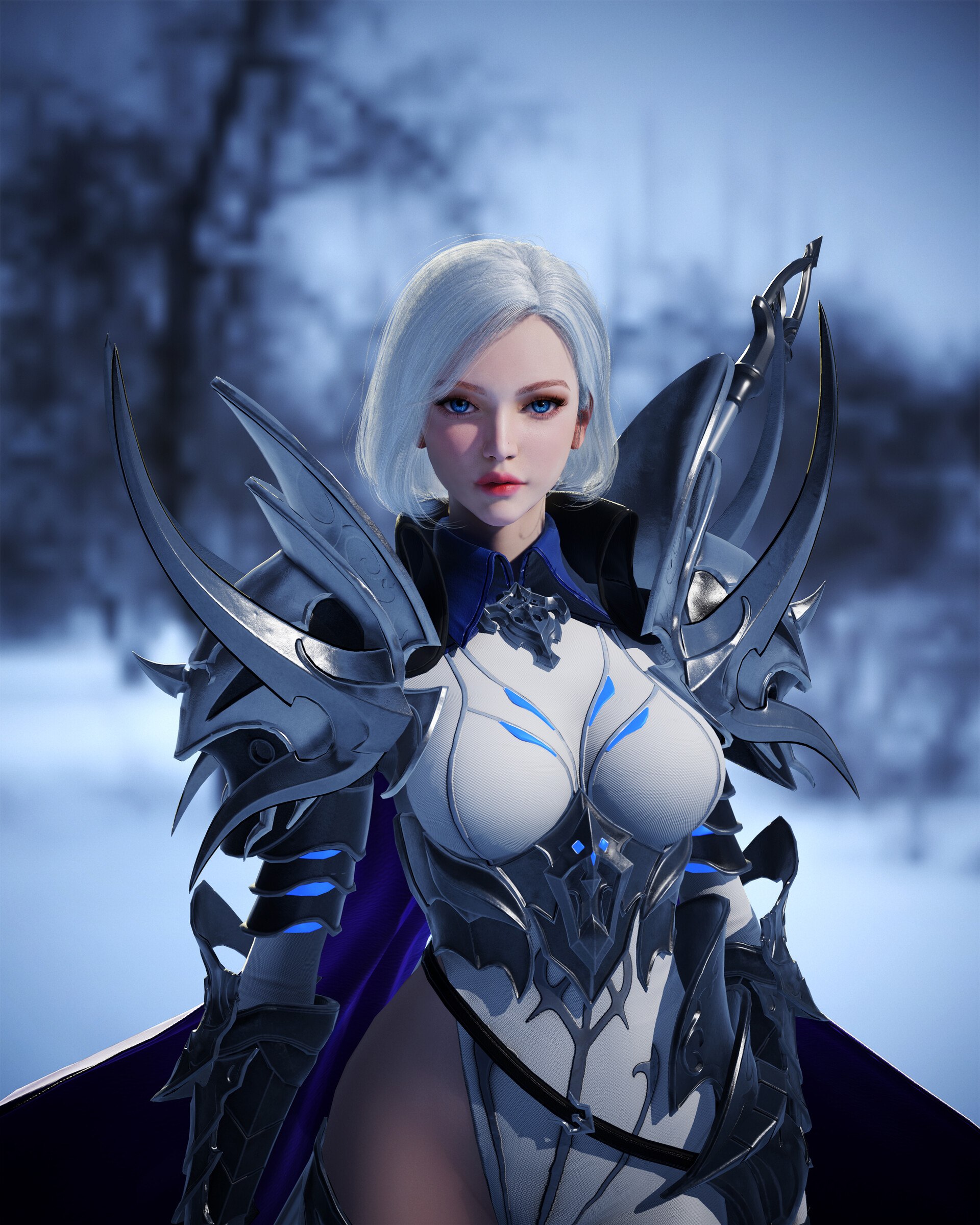033-游戏3d艺术家cg美女作品参考素材资源插画集