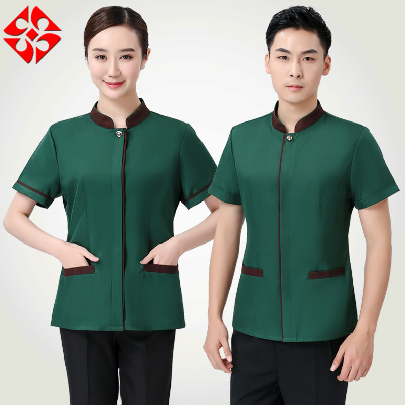 宾馆酒店客房保洁服医院物业阿姨清洁工PA保洁工作制服短袖夏装女